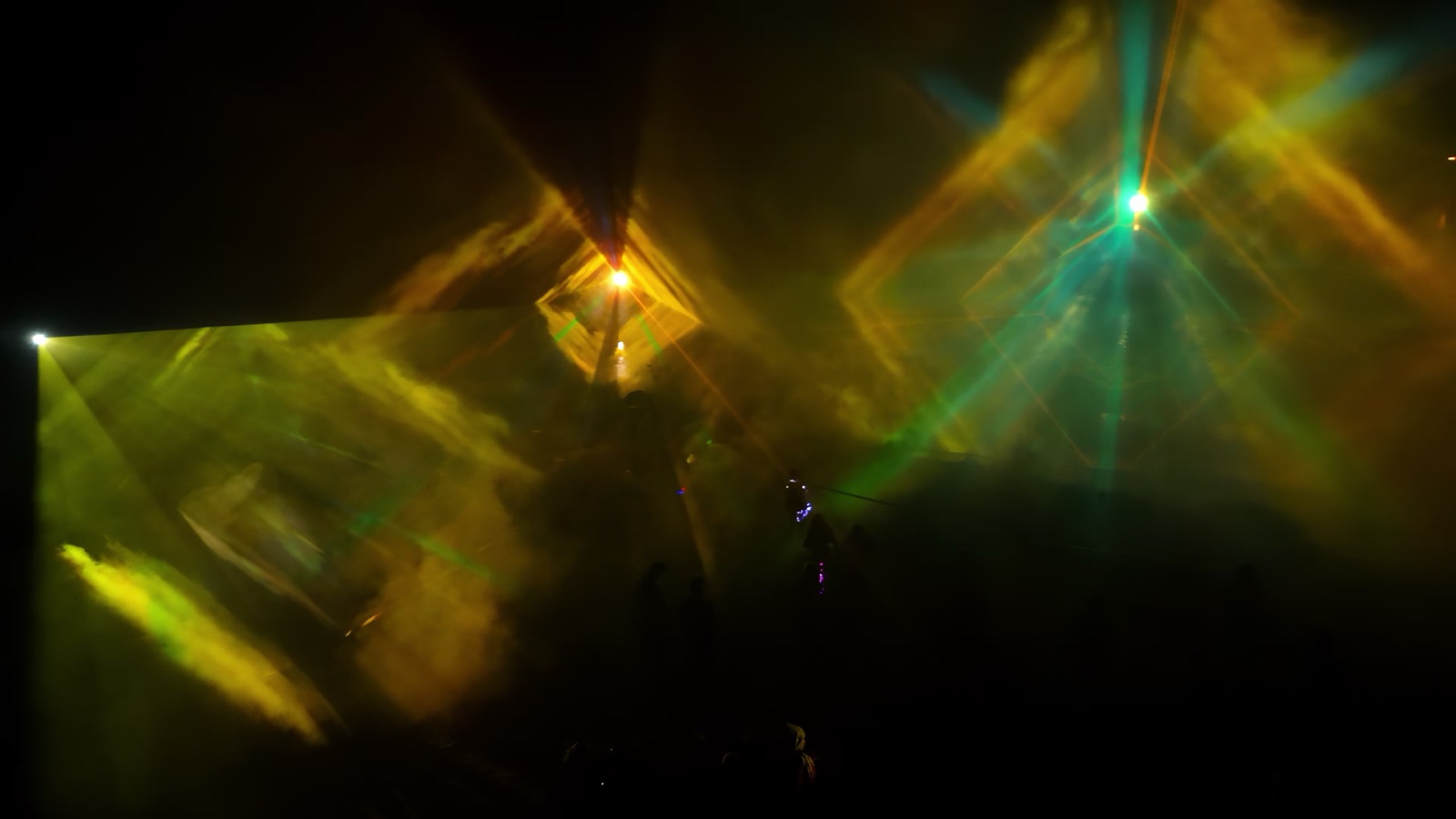 Christie laser projectors lighting the water and mist screens of Depth/100 at Ozora